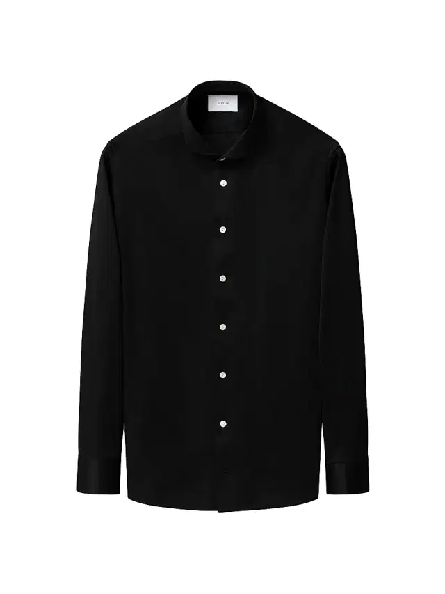 Men's Cotton Jacquard Contemporary-Fit Shirt - Black Men's Cotton Jacquard Contemporary-Fit Shirt - Black