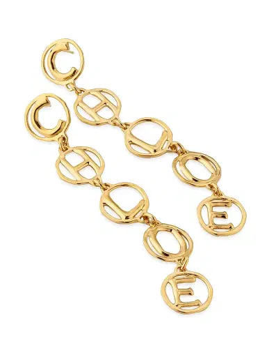 Chloé Women's Goldtone Drop Earrings - Vintage Gold | Thumbnail 4 Chloé Women's Goldtone Drop Earrings - Vintage Gold | Thumbnail 4
