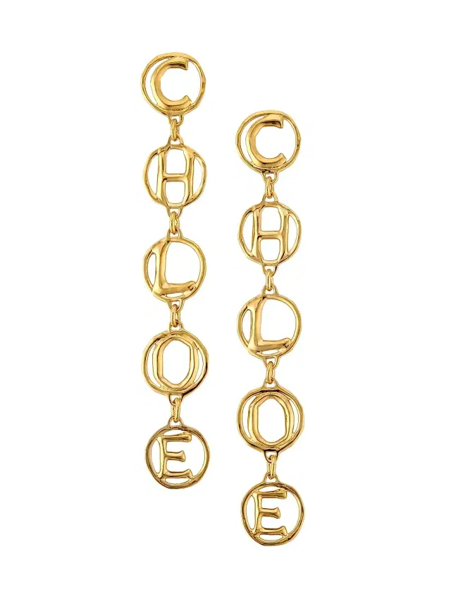 Women's  Goldtone Drop Earrings - Vintage Gold