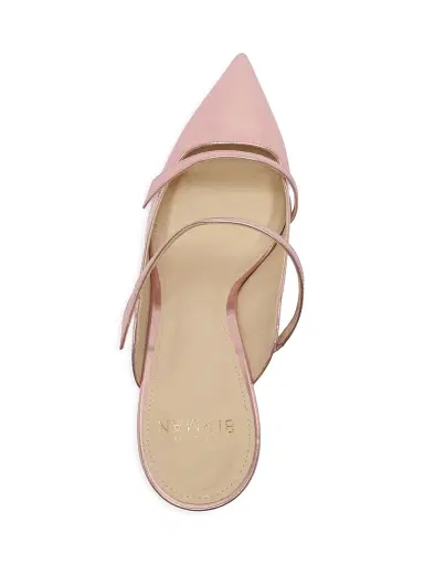 Alexandre Birman Women's Tita 85MM Specchio Leather Mules - Pink - Size 8.5 | Thumbnail 4