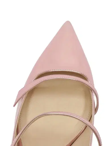 Alexandre Birman Women's Tita 85MM Specchio Leather Mules - Pink - Size 8.5 | Thumbnail 5