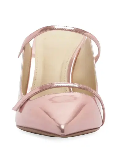 Alexandre Birman Women's Tita 85MM Specchio Leather Mules - Pink - Size 8.5 | Thumbnail 6