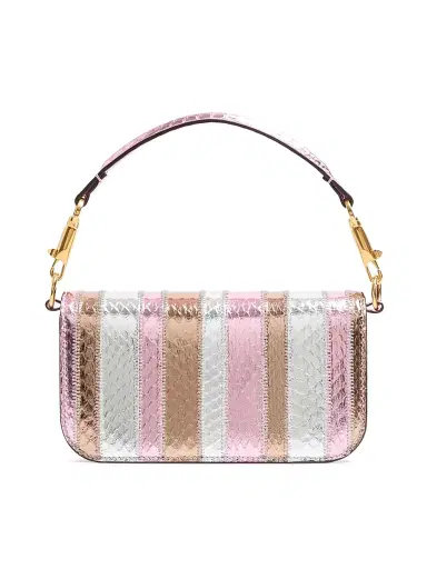 Valentino Garavani Women's Locò Shoulder Bag in Laminated Elaphe | Thumbnail 6 Valentino Garavani Women's Locò Shoulder Bag in Laminated Elaphe | Thumbnail 6