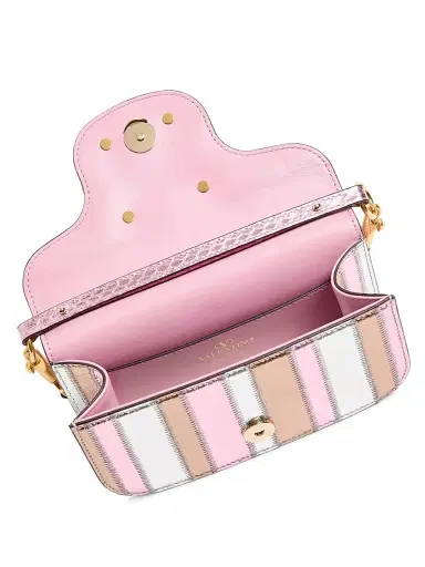 Valentino Garavani Women's Locò Shoulder Bag in Laminated Elaphe | Thumbnail 7 Valentino Garavani Women's Locò Shoulder Bag in Laminated Elaphe | Thumbnail 7