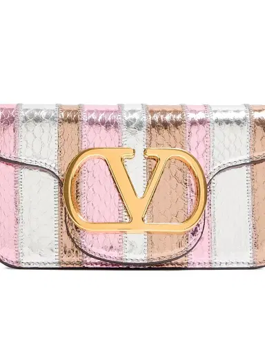 Valentino Garavani Women's Locò Shoulder Bag in Laminated Elaphe | Thumbnail 8 Valentino Garavani Women's Locò Shoulder Bag in Laminated Elaphe | Thumbnail 8