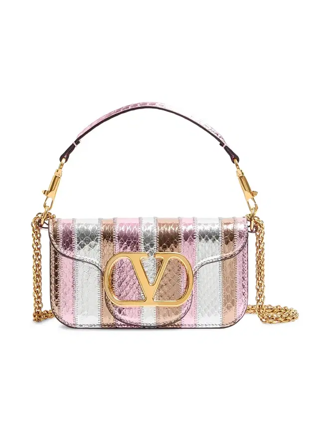Women's Locò Shoulder Bag in Laminated Elaphe