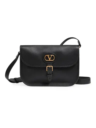 Valentino Garavani Men's Antibes Calfskin Shoulder Bag - Black | Thumbnail 1 Valentino Garavani Men's Antibes Calfskin Shoulder Bag - Black | Thumbnail 1
