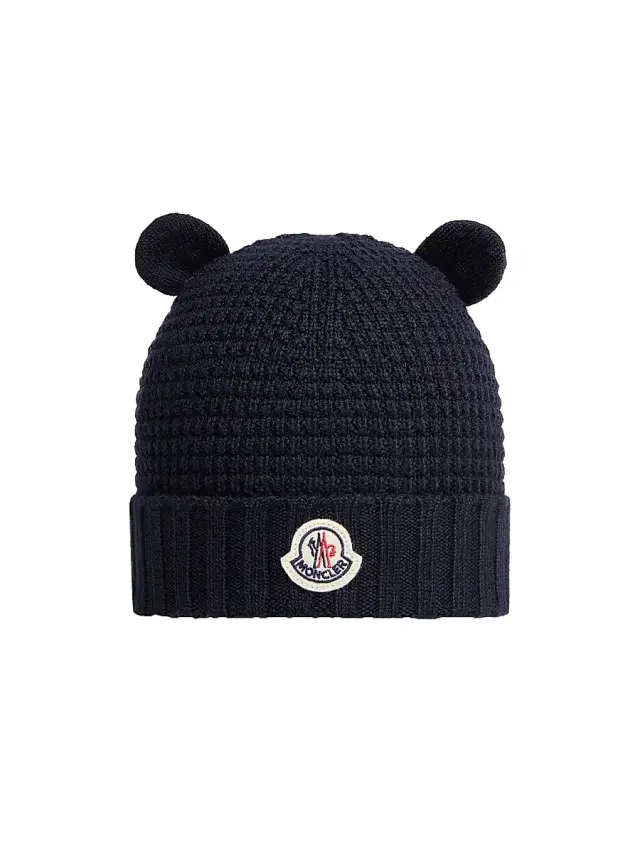 Men's Baby's Beanie Hat in Wool - Navy Blue Men's Baby's Beanie Hat in Wool - Navy Blue