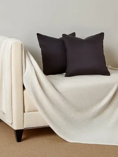 Frette Lux Passepartout Decorative Cushion - Black | Thumbnail 2
