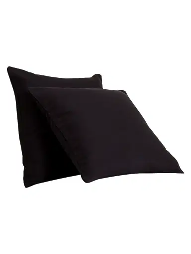 Frette Lux Passepartout Decorative Cushion - Black | Thumbnail 1