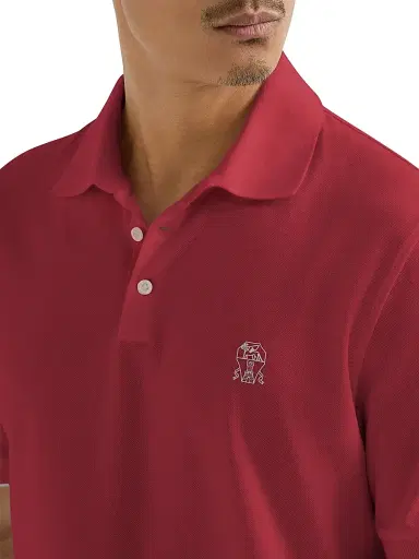 Brunello Cucinelli Men's Cotton Piqué Polo Shirt with Logo | Thumbnail 4