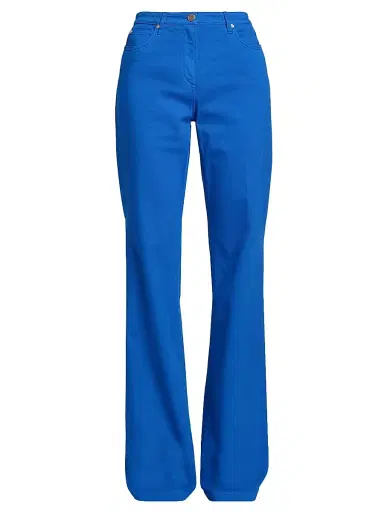 Etro Women's Stretch Cotton Bootcut Pants - Blue | Thumbnail 1