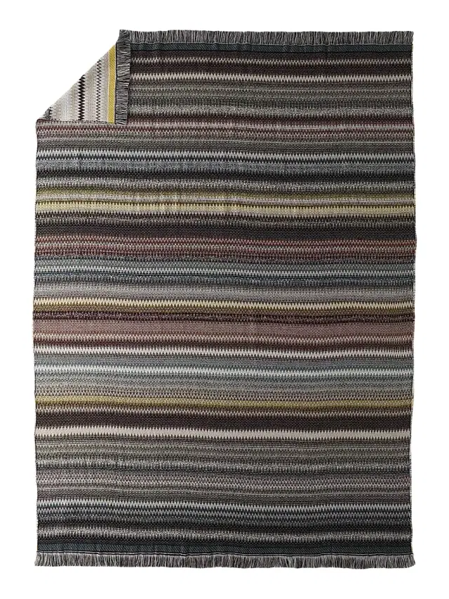 Missoni Home Blurred Wool Throw Blanket - Taupe