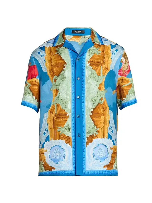 Men's Affresco Silk Twill Shirt