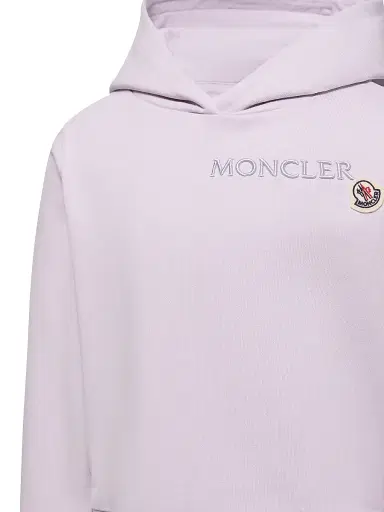 Moncler Little Girl's & Girl's Hoodie in Cotton | Thumbnail 3 Moncler Little Girl's & Girl's Hoodie in Cotton | Thumbnail 3