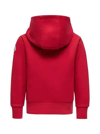 Moncler Little Boy's & Boy's Hoodie in Cotton - Red - Size 8 | Thumbnail 2