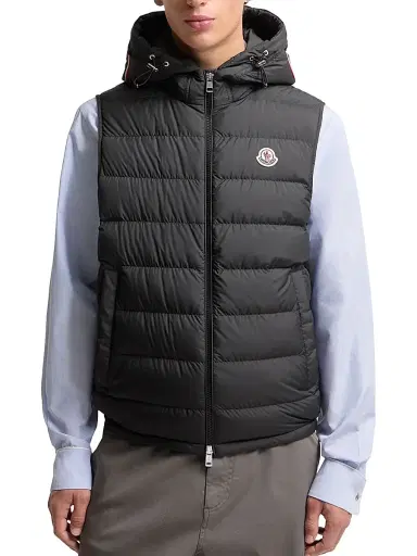 Moncler Men's Marseillan Puffer Vest - Black - Size XXXL | Thumbnail 2 Moncler Men's Marseillan Puffer Vest - Black - Size XXXL | Thumbnail 2