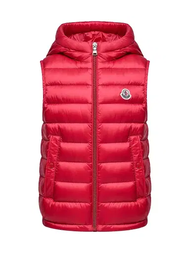 Moncler Little Boy's & Boy's Uzzay Puffer Vest - Berry Red - Size 14 | Thumbnail 1 Moncler Little Boy's & Boy's Uzzay Puffer Vest - Berry Red - Size 14 | Thumbnail 1