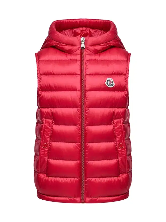 Little Boy's & Boy's Uzzay Puffer Vest - Berry Red