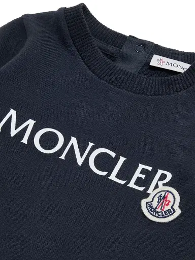 Moncler Newborn's Baby One Piece Grow in Stretch Cotton | Thumbnail 3 Moncler Newborn's Baby One Piece Grow in Stretch Cotton | Thumbnail 3