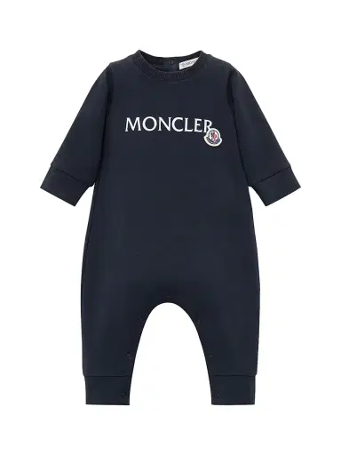Moncler Newborn's Baby One Piece Grow in Stretch Cotton | Thumbnail 1 Moncler Newborn's Baby One Piece Grow in Stretch Cotton | Thumbnail 1