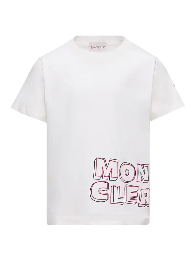 Moncler Little Boy's & Boy's Crewneck T-Shirt in Cotton - White