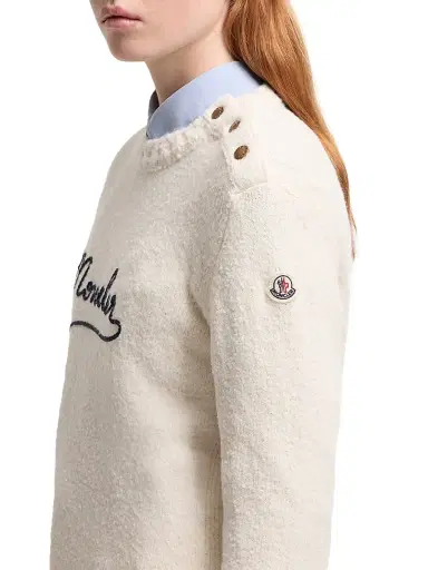 Moncler Women's Sweater in Cotton Blend | Thumbnail 4