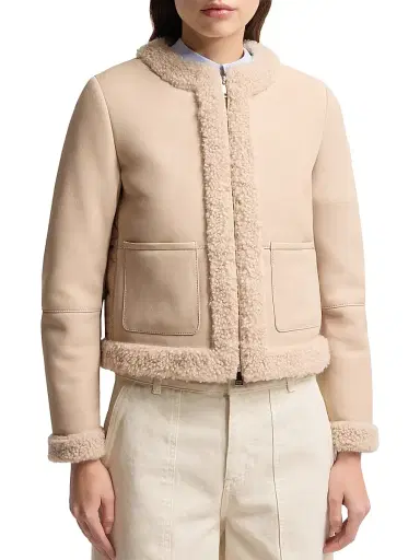 Moncler Women's Buis Puffer Jacket - Beige - Size Large | Thumbnail 2