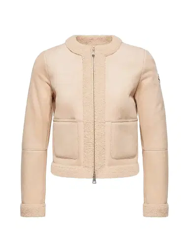 Moncler Women's Buis Puffer Jacket - Beige - Size Large | Thumbnail 1