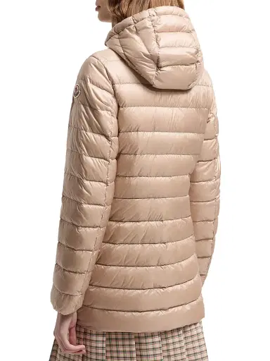 Moncler Women's Jasmin Puffer Jacket - Light Beige - Size Large | Thumbnail 3