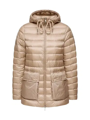 Moncler Women's Jasmin Puffer Jacket - Light Beige - Size Large | Thumbnail 1