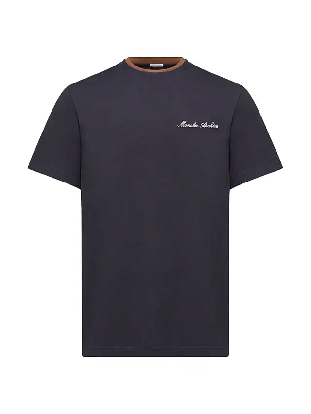 Men's Crew-Neck T-Shirts in Cotton - Navy Blue