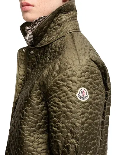 Moncler Women's Down-Filled Shirt - Olive Green - Size 10 | Thumbnail 4 Moncler Women's Down-Filled Shirt - Olive Green - Size 10 | Thumbnail 4