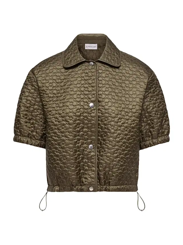 Women's Down-Filled Shirt - Olive Green