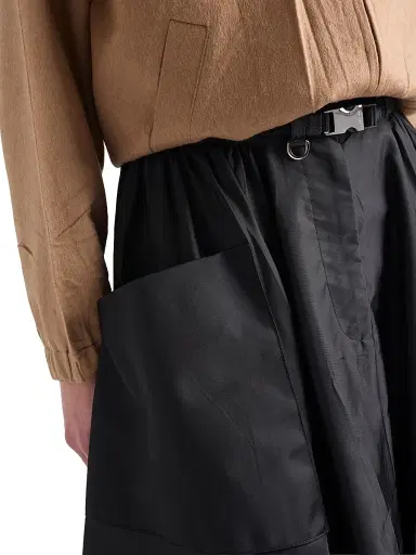Prada Women's Re-Nylon Circle Skirt - Black | Thumbnail 5 Prada Women's Re-Nylon Circle Skirt - Black | Thumbnail 5