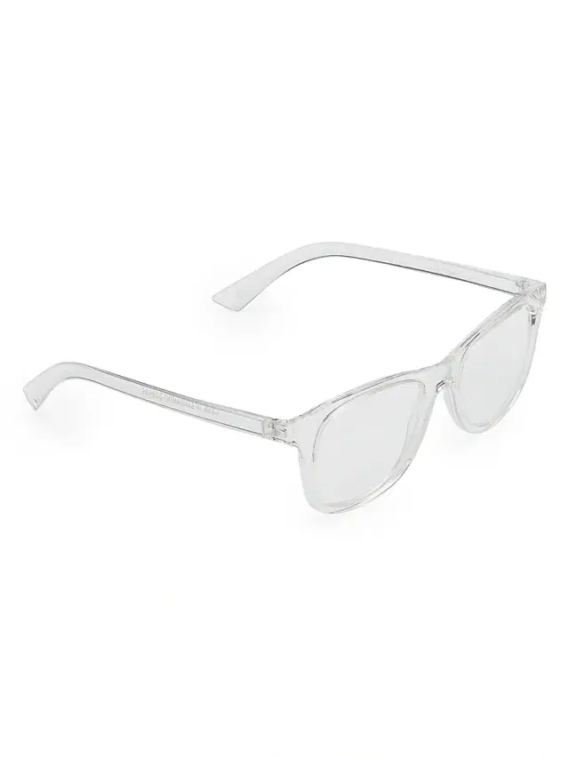 Women's Grime in Banishment 52MM Clear Lens Round Glasses - Clear