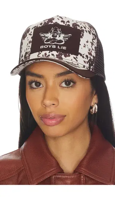 Boys Lie Suede Panel Trucker Hat | Thumbnail 1