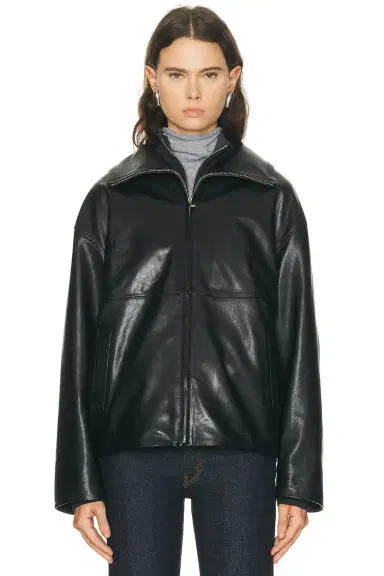 EAVES Jorunn Leather Jacket | Thumbnail 4 EAVES Jorunn Leather Jacket | Thumbnail 4