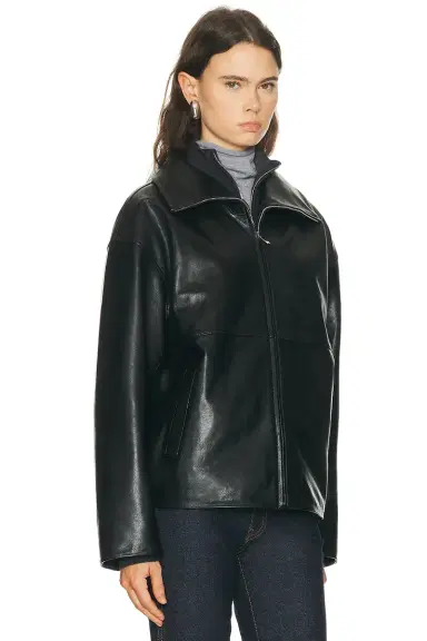 EAVES Jorunn Leather Jacket | Thumbnail 5 EAVES Jorunn Leather Jacket | Thumbnail 5