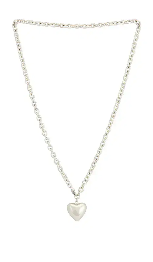 Roxanne Assoulin Mini Puffy Heart Necklace