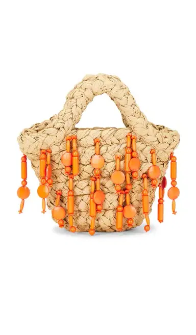 SIMONMILLER Beaded Mercado Mini Tote Bag | Thumbnail 1 SIMONMILLER Beaded Mercado Mini Tote Bag | Thumbnail 1