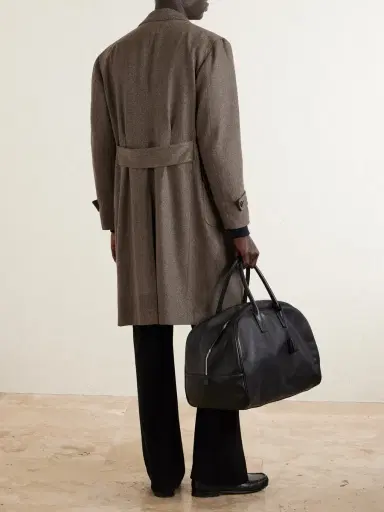 Thom Sweeney Double-Breasted Wool-Twill Overcoat - Men | Thumbnail 4 Thom Sweeney Double-Breasted Wool-Twill Overcoat - Men | Thumbnail 4