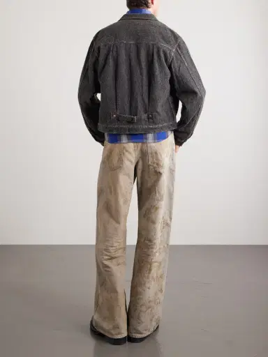 KAPITAL Cropped Cotton-Blend Twill Jacket - Men | Thumbnail 4