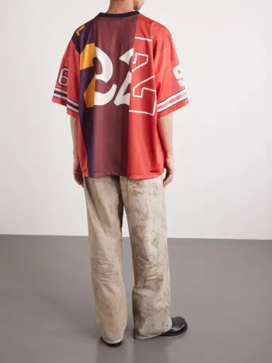 AMIRI Oversized Printed Mesh T-Shirt - Men | Thumbnail 4