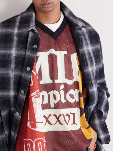 AMIRI Oversized Printed Mesh T-Shirt - Men | Thumbnail 5