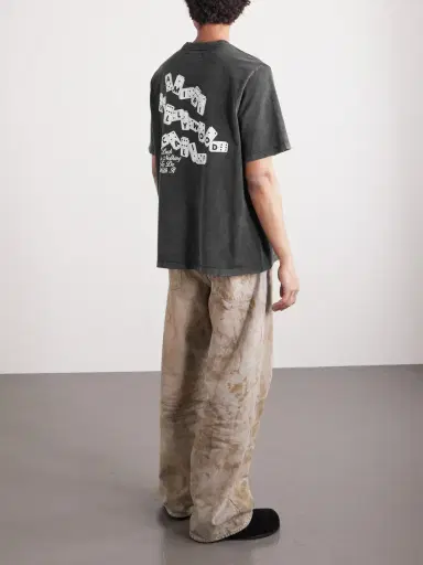 AMIRI Logo-Print Cotton-Jersey T-Shirt - Men | Thumbnail 4