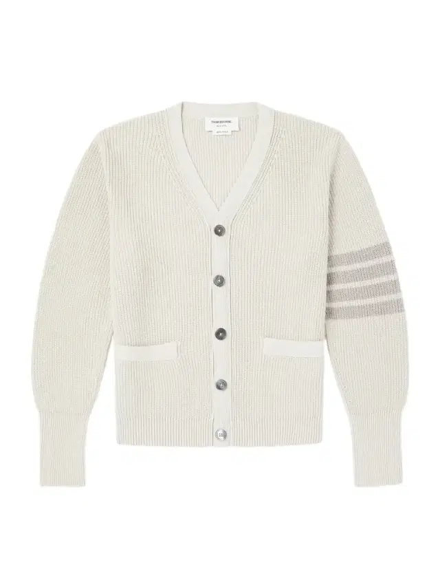 Thom Browne Striped Garment-Dyed Cotton Cardigan - Men