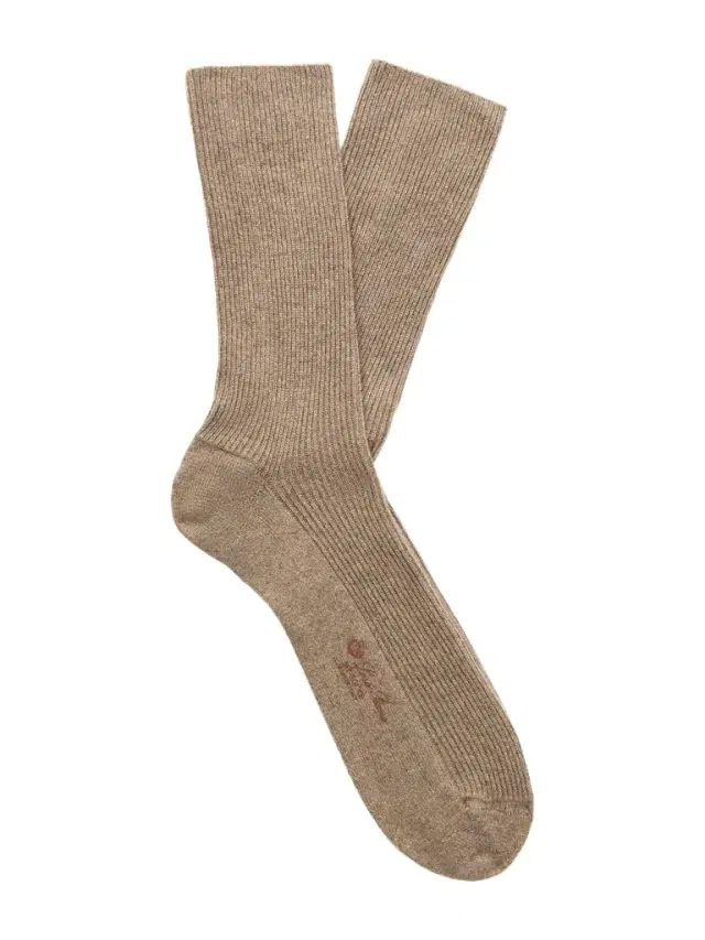 Loro Piana Ribbed Cashmere-Blend Socks - Men