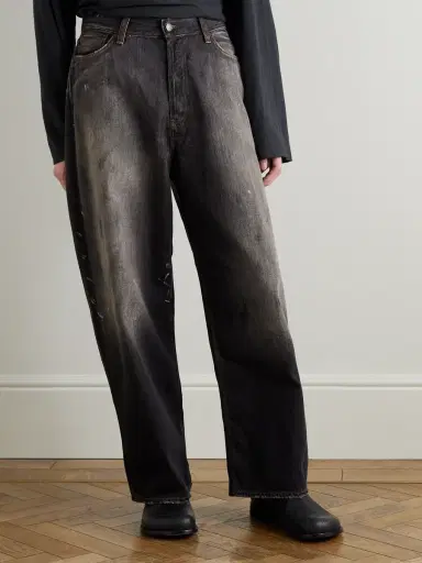 Acne Studios 2023 Paint-Splattered Distressed Wide-Leg Jeans - Men | Thumbnail 3 Acne Studios 2023 Paint-Splattered Distressed Wide-Leg Jeans - Men | Thumbnail 3