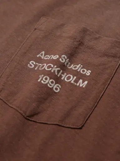 Acne Studios Exford U Oversized Logo-Print Distressed Cotton-Jersey T-Shirt - Men | Thumbnail 4